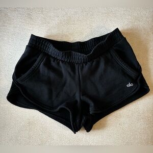 ALO Yoga Women's Classic Black Athletic Shorts